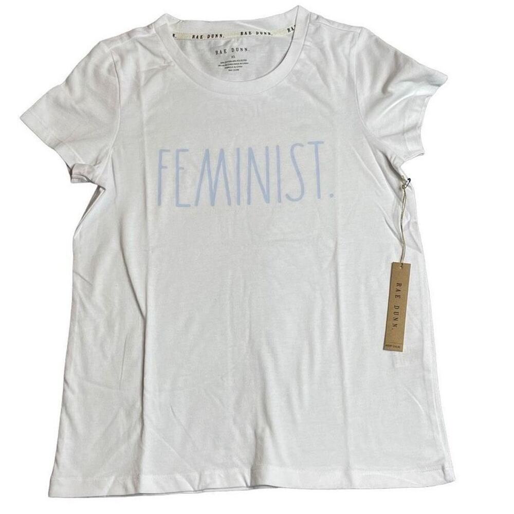 Rae Dunn Women's Feminist‎ Tee T-Shirt Size XS New with tag
